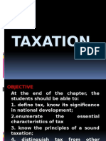 Taxation