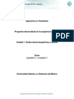 Unidad 1. Ondas Electromagnéticas y Planas - SOS - 080512