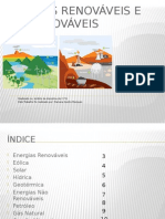 Energias Renovaveis e Não Renovaveis