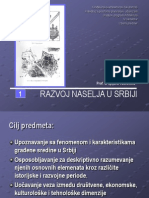 Predavanje Razvoj Naselja U Srbiji PDF