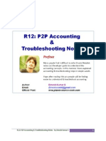 Oracle R12 P2P Accounting Troubleshooting Notes - by Dinesh Kumar S