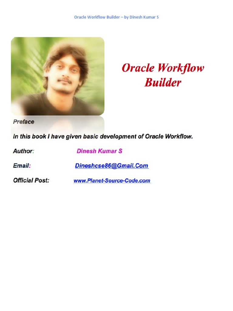 Overview of Oracle Workflow Builder | PDF | Pl/Sql | Databases