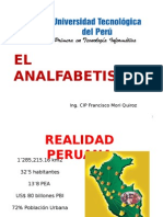 EL Analfabetismo en El Peru