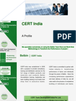 Cert India - a Profile - 2013 - V5