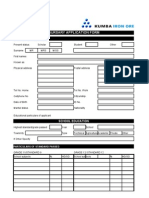 Bursary Application Form: Particulars of Applicant