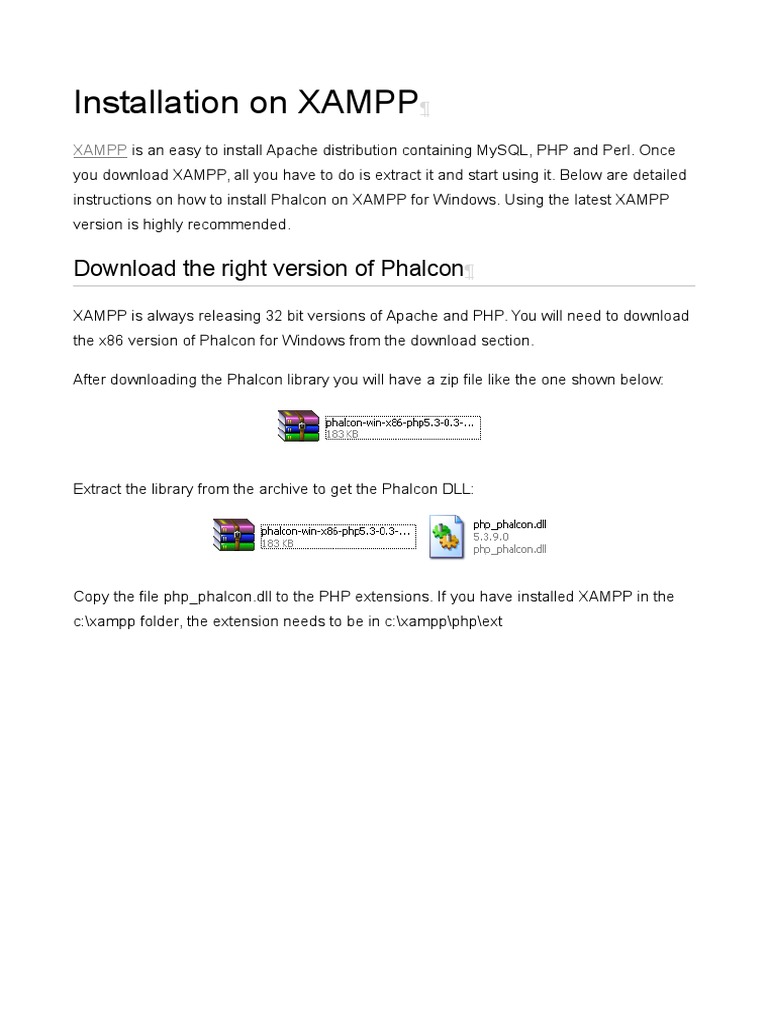 Framework Phalcon - Installation On XAMPP | PDF | Technology & Engineering