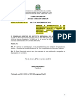 RESOLUÇÃO INEA #63 - Uso Insignificante de Recursos Hidricos