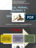 Ingenieria Insutrial Ética Moral y Valores