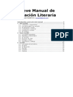 Breve Manual de Creacion Literaria