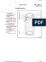 Overview of Fuses and Relay Locations(1)