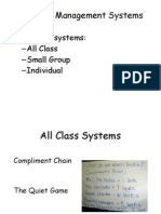 Behavior Managment Systems