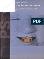 Balandier, Georges - El Poder en Escenas (1992)