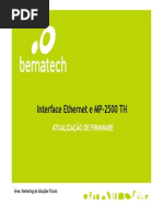 Atualizacão MP2500TH e Módulo Ethernet