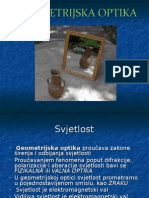 Geometrijska Optika Zadaci