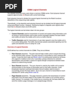 Cdma Logical Channels