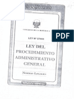 Ley de Procedimiento Administrativo General