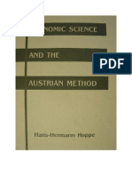 Economic Science and The Austrian Method