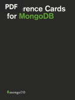 MongoDB Reference Card