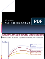 Matriz de Ansoff