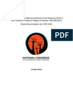 National Congress Submission to Exposure Draft of RDA Bill