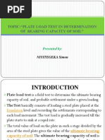 Plate Load Test