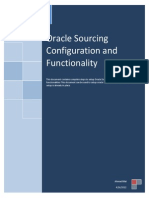 Oracle Sourcing Setup