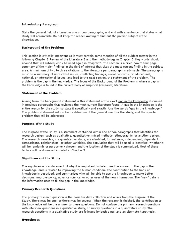 Chapter 1 Pdf Hypothesis Survey Methodology