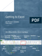 Getting To Excel: John Michael O. Gonzales Ullink Intern