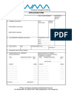 Application Form - General