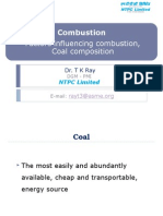 Factors Influencing Coal Combustion