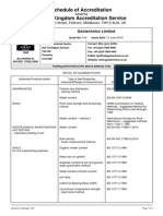 UKAS Accredited Geotechnical Testing Schedule