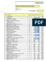 Analisis de Precio Unitario Edificio