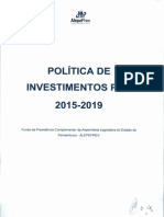 Politicas de Investimentos de Capitais de Associações