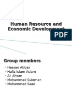 Human Resource and Economic Development