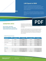 Sangfor Virtual WAN Optimization Data Sheet 2015
