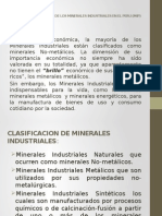 Importancia Economica de los minerales no metalicos