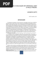 AUTONOMIA E EDUCAÇÃO EM IMMANUEL KANT E PAULO FREIRE