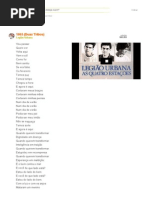 1965 (DUAS TRIBOS) - Legião Urbana _ Letras.mus
