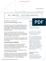 All Write - Fiction Advice_ March 2014