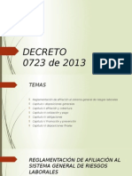 Decreto - 0723 de 2013