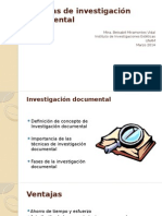 Técnicas de Investigación Documental - 1a Semana