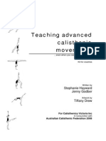 Teaching Advanced Calisthenic Movements