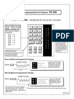 NAPCO XP600 Programacion