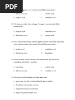 Soal Sosiologi: Diferensiasi Sosial