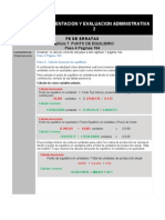 Fe de Erratas-Iea2-7 Punto de Equilibrio PDF