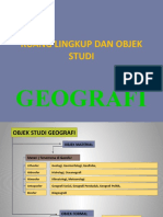 Objek Studi Geografi