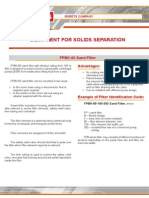 Filter Separates Solids From Well Fluid