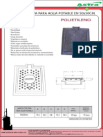 Marco y Tapa Caja de Valvulas Polietileno