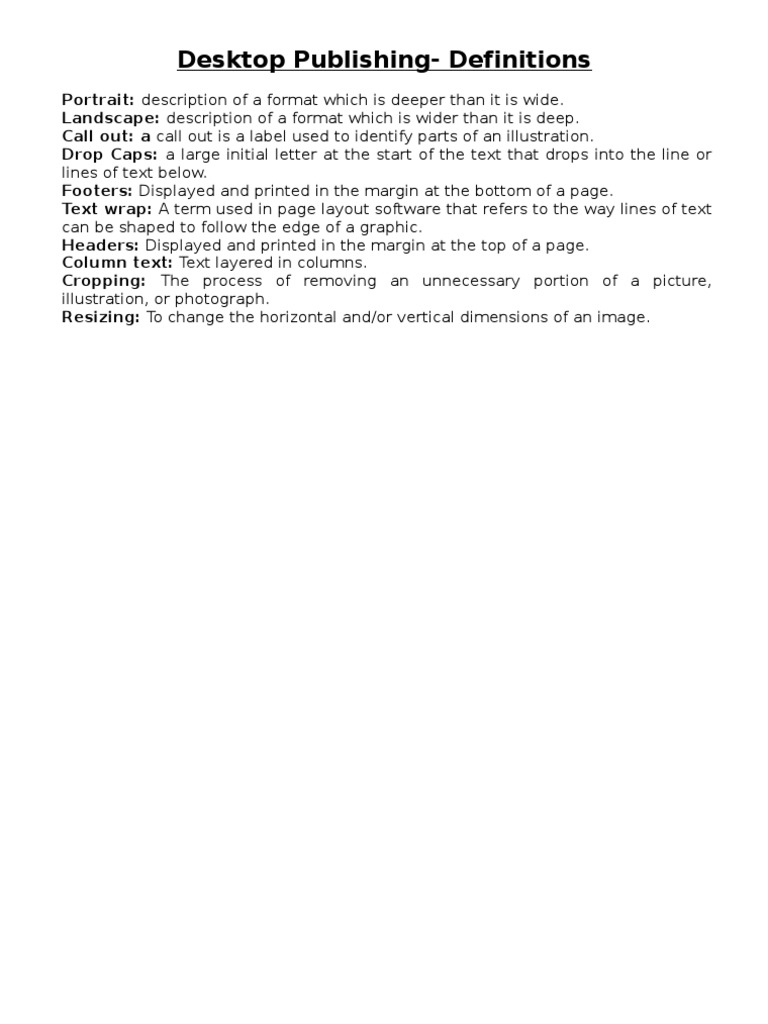 Desktop Publishing | PDF