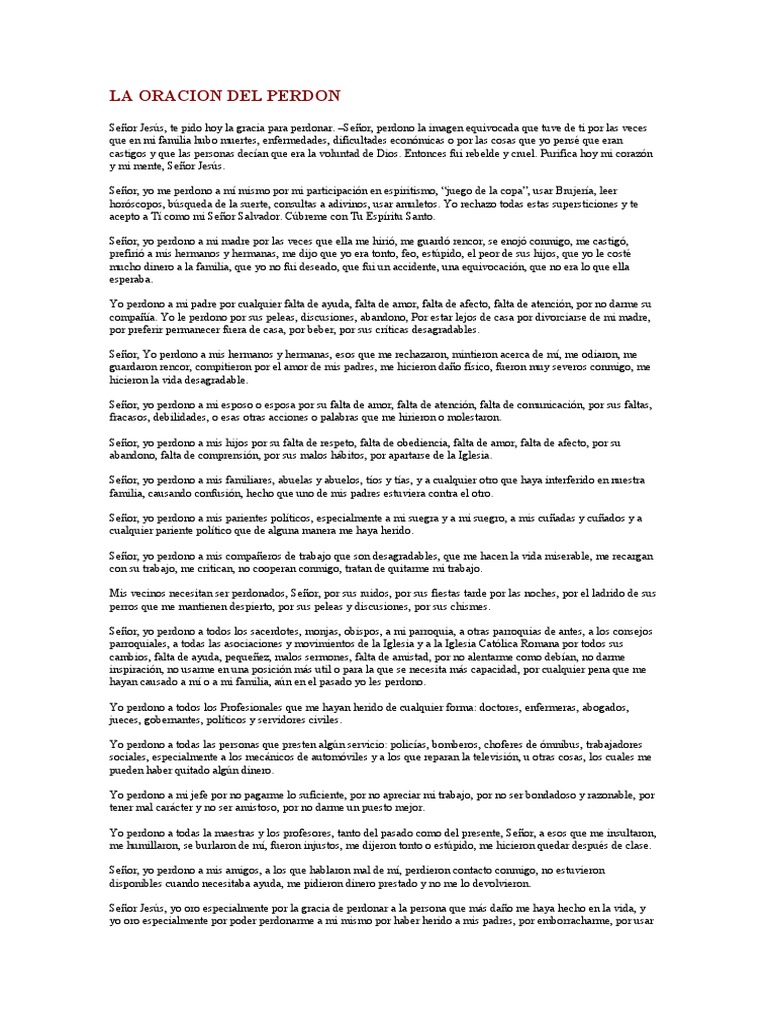 Oraciones de Sanacion y Liberacion Espiritual PDF | PDF